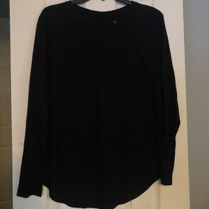 Long Sleeve Black Tee